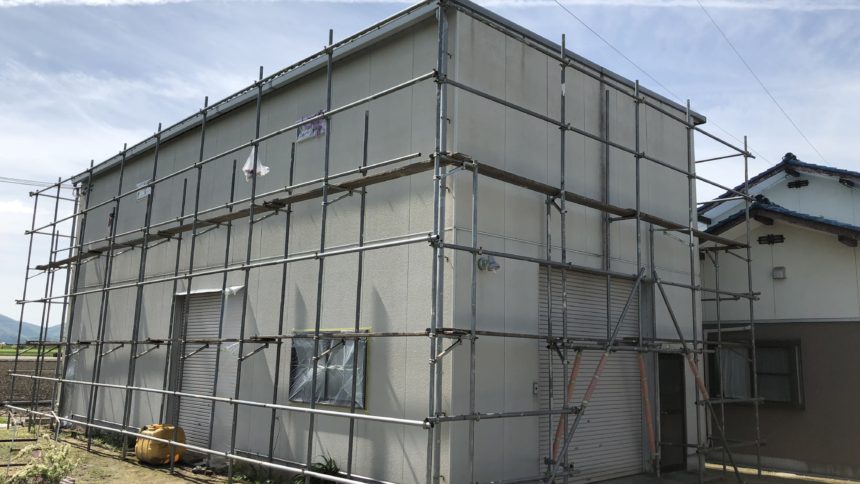 外壁塗装 仮設工事 足場