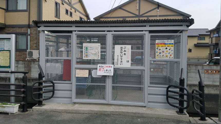 施工後 ゴミステーション塗装