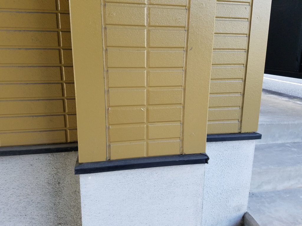 外壁塗装　部分タッチアップ塗装　岡山市中区